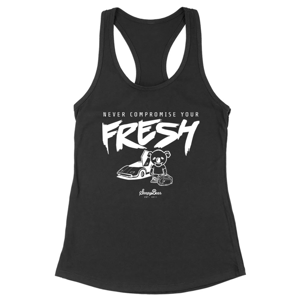 Never Compromise Your Fresh | White Print | Women's