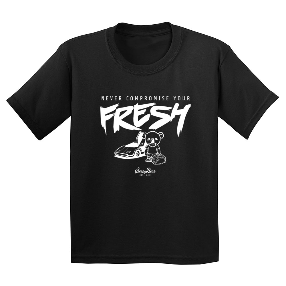 Never Compromise Your Fresh | White Print | Kids